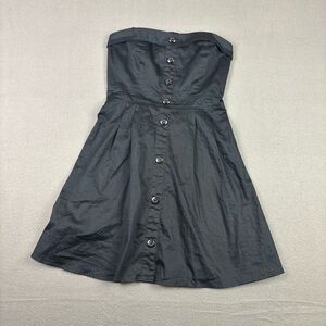 🖤 Y2K Strapless Button-Down Dress 🖤‎